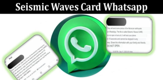 Seismic Waves Card Whatsapp