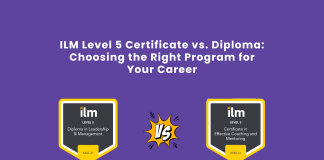 ILM Level 5 Certificate vs. Diploma